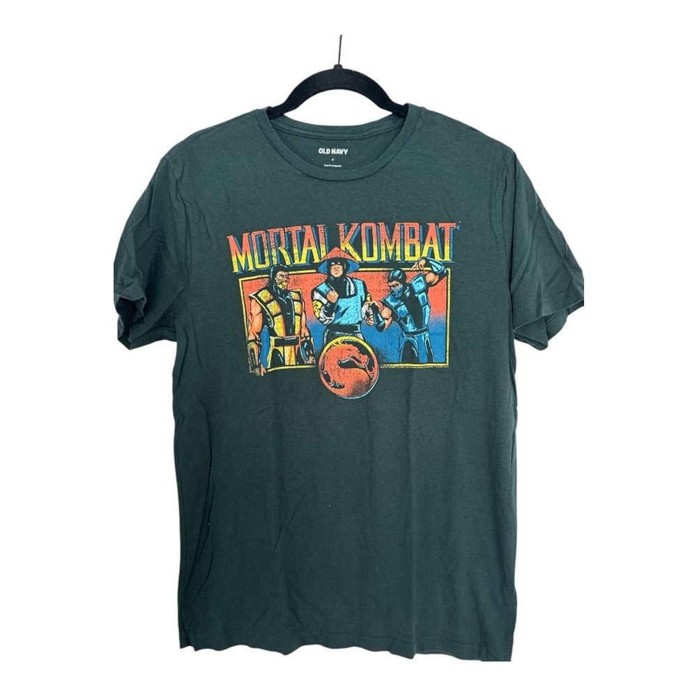 Old Navy Green Mortal Kombat Kids Tee